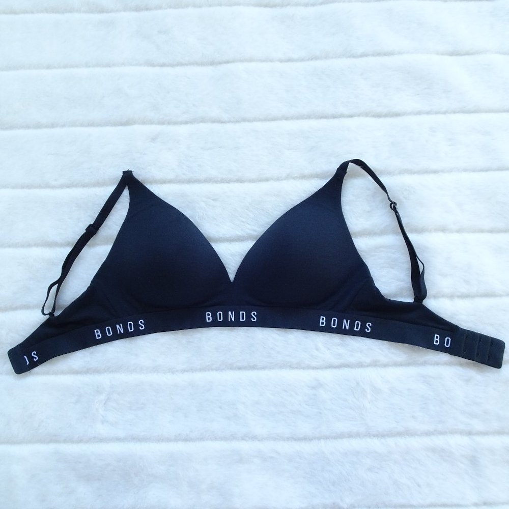 Bonds Originals Black T-Shirt Bra 34D